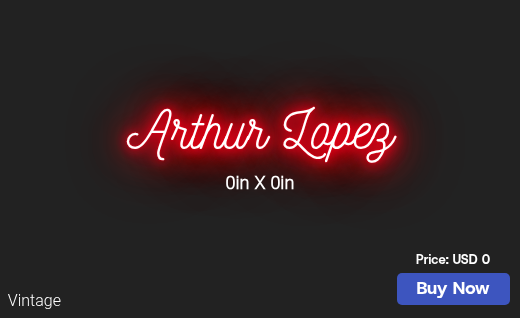 CUSTOM NEON SIGN FOR Joseph