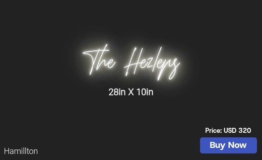 CUSTOM NEON SIGN FOR Jay Hezlep