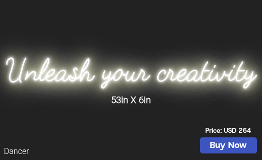 CUSTOM NEON SIGN FOR Khizra Farrukh