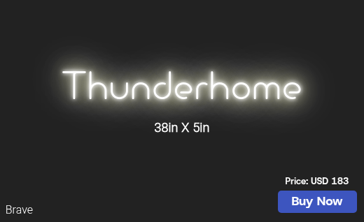 CUSTOM NEON SIGN FOR Alex