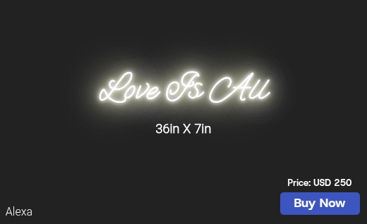 CUSTOM NEON SIGN FOR Linda Hill