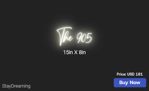 CUSTOM NEON SIGN FOR Elksentertainment905