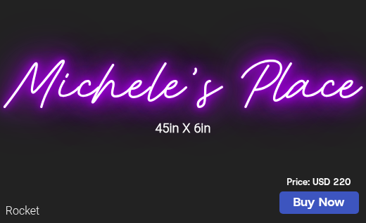 CUSTOM NEON SIGN FOR Madavis529