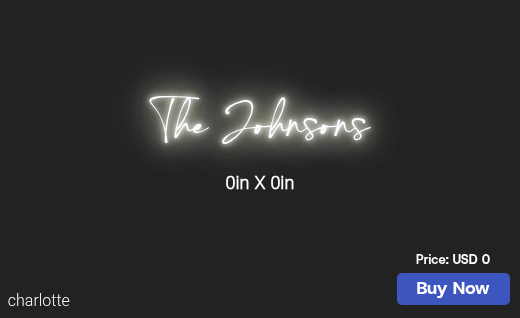 CUSTOM NEON SIGN FOR Crob8705