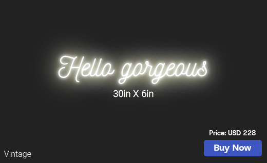 CUSTOM NEON SIGN FOR Hairdooer
