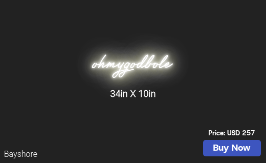 CUSTOM NEON SIGN FOR Ramaratnam Uma