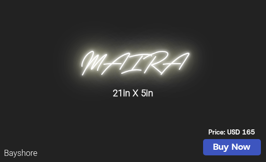 CUSTOM NEON SIGN FOR Mayomaxra141