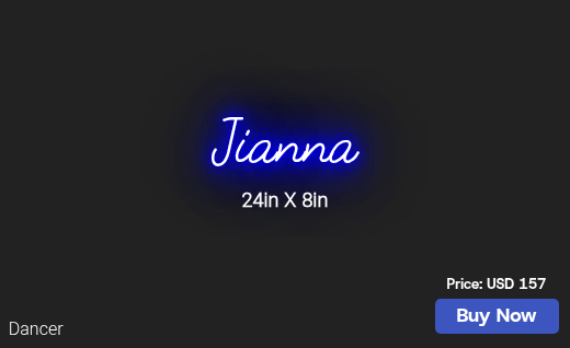CUSTOM NEON SIGN FOR Simpleedecor