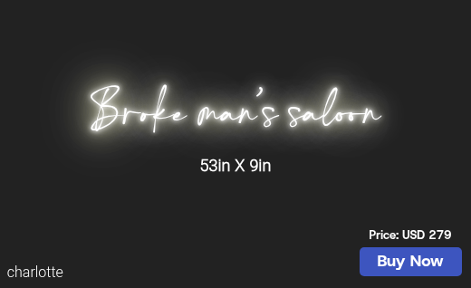 CUSTOM NEON SIGN FOR Jmye53