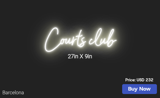 CUSTOM NEON SIGN FOR Thebillybuck111