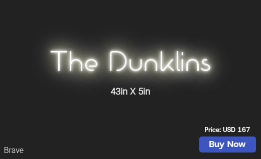 CUSTOM NEON SIGN FOR Ndunklin