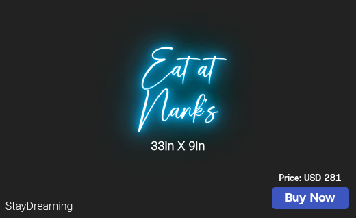 CUSTOM NEON SIGN FOR Danielnank