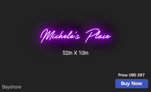 CUSTOM NEON SIGN FOR Madavis529