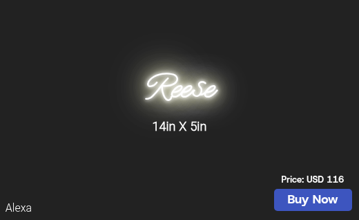 CUSTOM NEON SIGN FOR Mranallo102