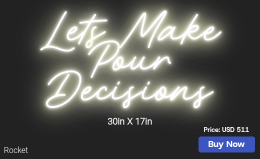 CUSTOM NEON SIGN FOR Rcf8184