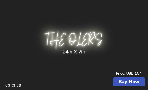 CUSTOM NEON SIGN FOR Olero74