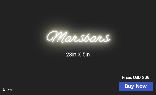 CUSTOM NEON SIGN FOR Hunzallah