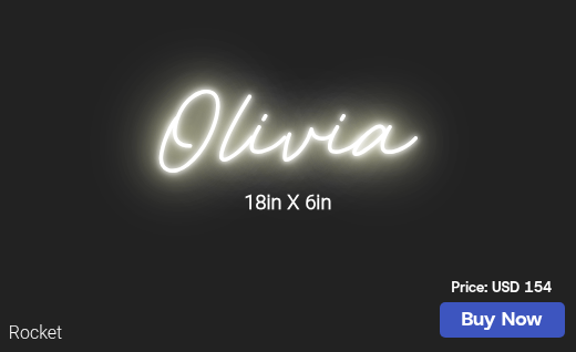 CUSTOM NEON SIGN FOR Velazquez Zulaika