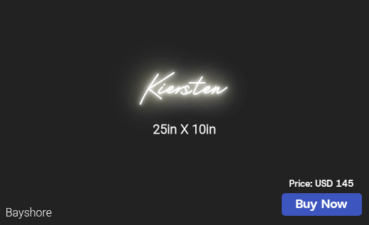 CUSTOM NEON SIGN FOR Rtanner1