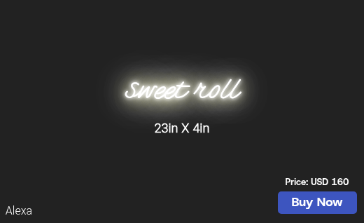 CUSTOM NEON SIGN FOR Reighnbeaureighnbeau