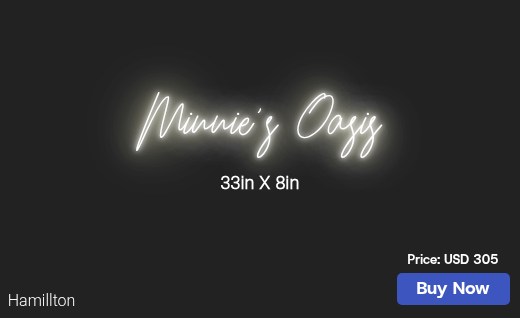 CUSTOM NEON SIGN FOR Mbanda1189