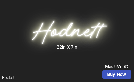 CUSTOM NEON SIGN FOR Jenhod1