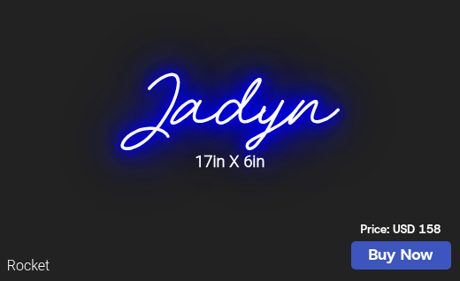 CUSTOM NEON SIGN FOR Katiedannheim