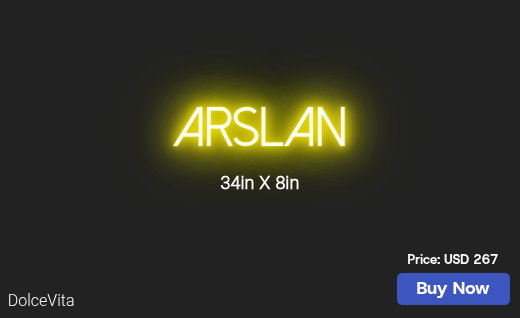 CUSTOM NEON SIGN FOR Yasirshabeer6666
