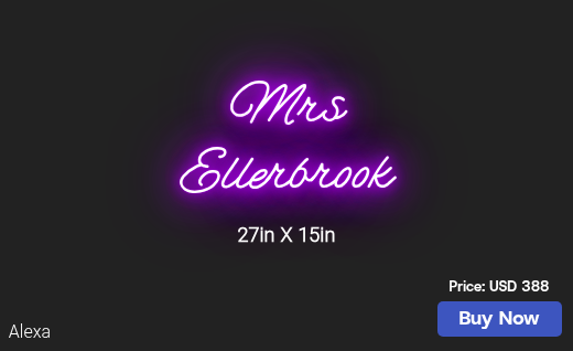CUSTOM NEON SIGN FOR Revlouellerbrook