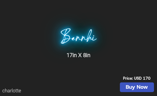 CUSTOM NEON SIGN FOR Nhiluu6164