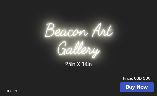 CUSTOM NEON SIGN FOR Gjacketti
