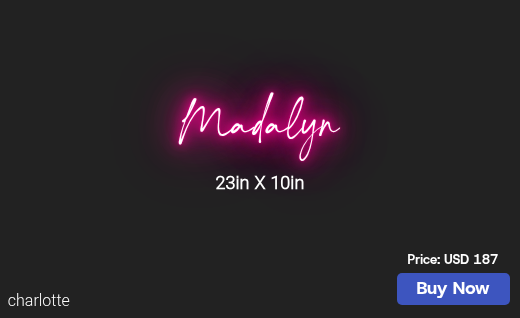 CUSTOM NEON SIGN FOR Tonyagtone