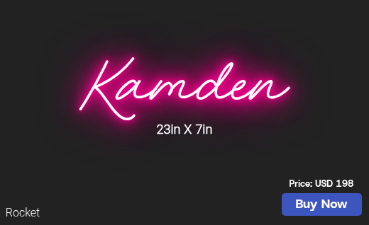 CUSTOM NEON SIGN FOR Ckhoward1016