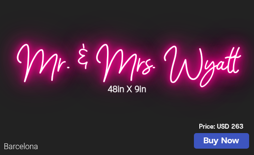 CUSTOM NEON SIGN FOR Tracitheteacher