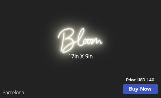 CUSTOM NEON SIGN FOR Becca Dervan