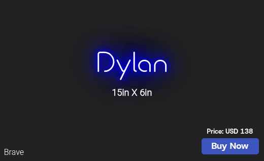 CUSTOM NEON SIGN FOR Stephduos