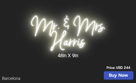CUSTOM NEON SIGN FOR Melindaharris3382