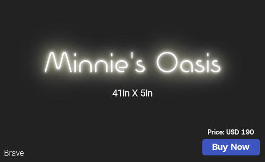 CUSTOM NEON SIGN FOR Mbanda1189