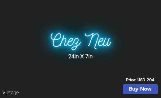 CUSTOM NEON SIGN FOR Ctneub
