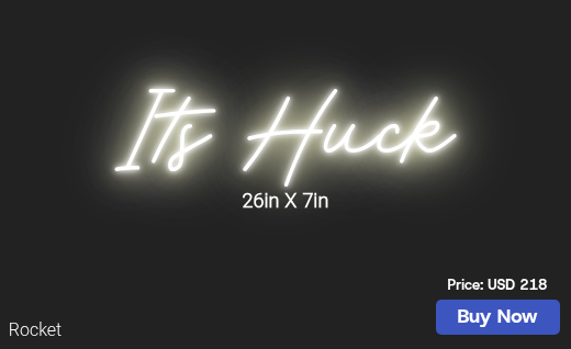 CUSTOM NEON SIGN FOR Anotherhotflashproductions