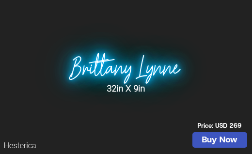 CUSTOM NEON SIGN FOR Dyaklin82