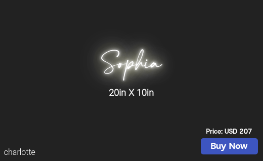 CUSTOM NEON SIGN FOR Trademarklaugh
