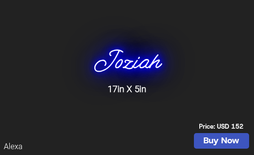 CUSTOM NEON SIGN FOR Joziahcastillo2