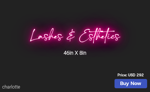 CUSTOM NEON SIGN FOR Kayhaley590