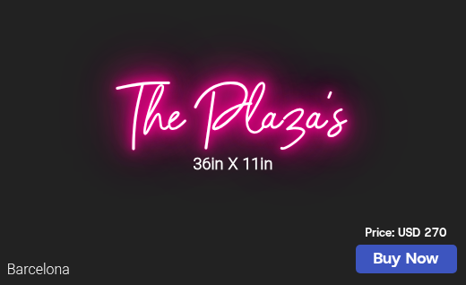 CUSTOM NEON SIGN FOR Cohl Plaza