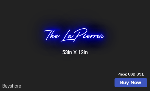 CUSTOM NEON SIGN FOR Brianlapierre144