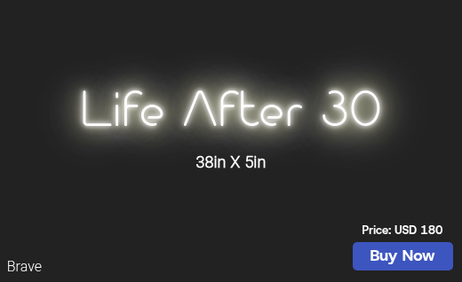 CUSTOM NEON SIGN FOR Natazha Feliciano