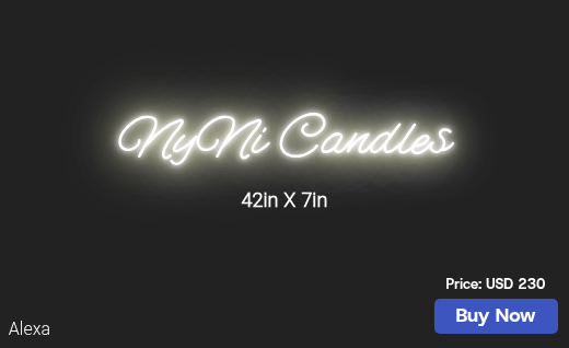 CUSTOM NEON SIGN FOR Ninadennine334