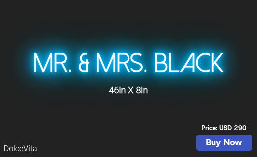 CUSTOM NEON SIGN FOR Marisa Berriosstrader