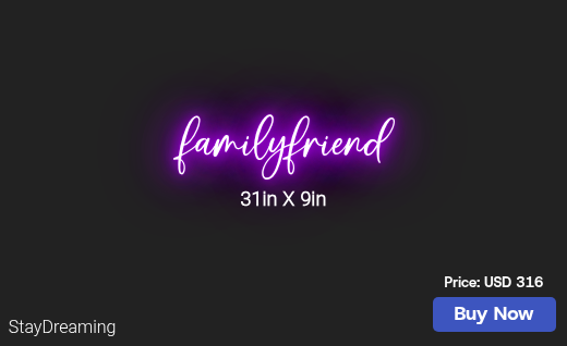 CUSTOM NEON SIGN FOR Elmerdulla